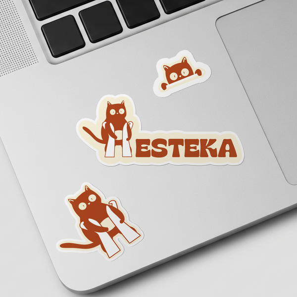 Pack de 3 stickers Hesteka