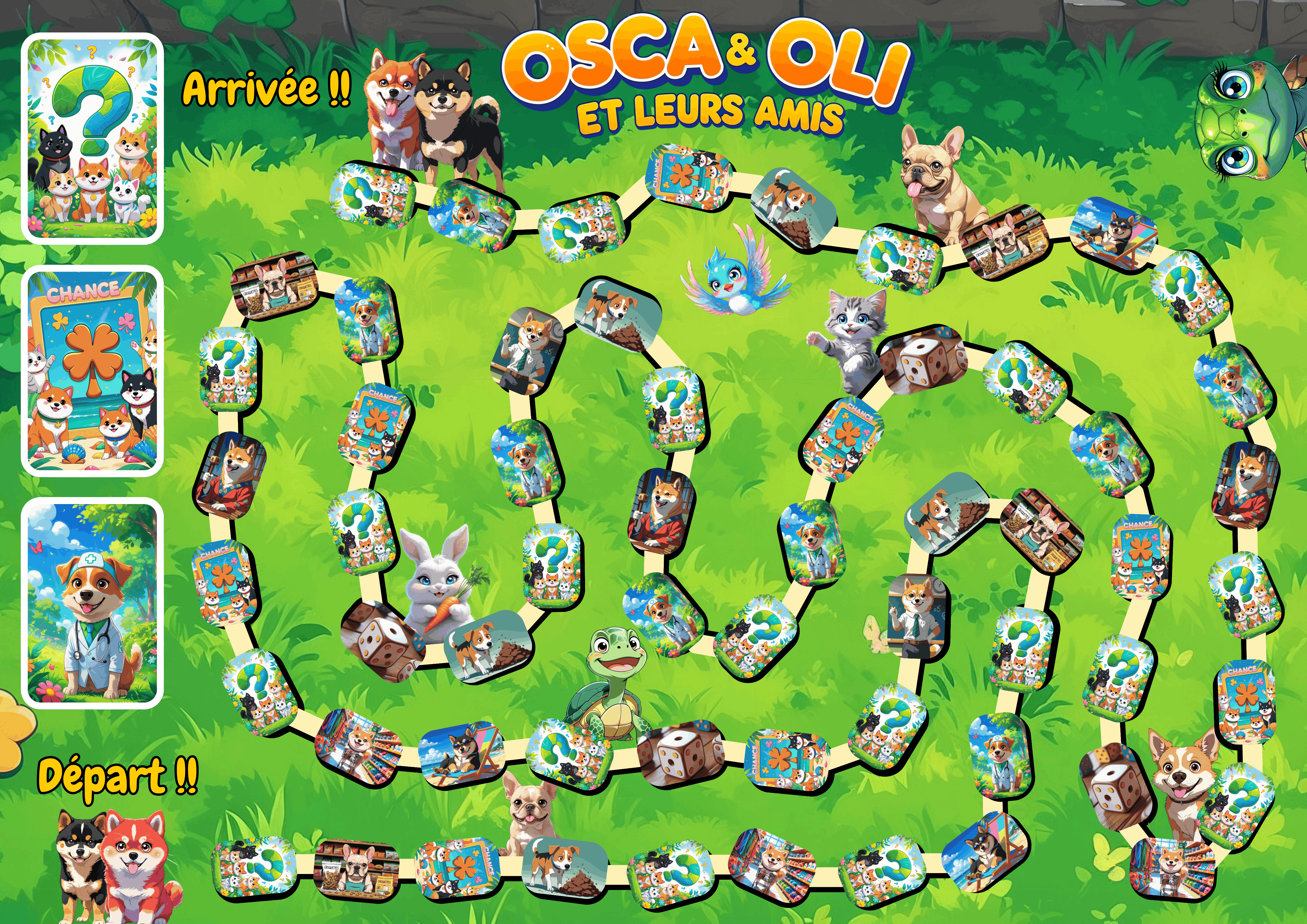 Jeux de société - Osca & Oli